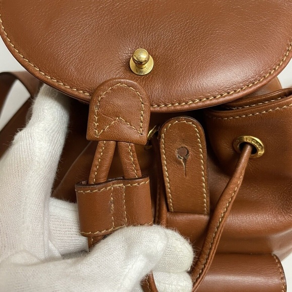 Vintage Gucci Bamboo Leather Mini Backpack - Picture 14 of 16